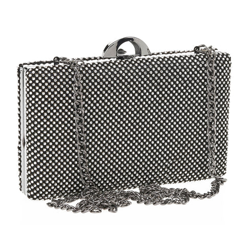 Verde Γυναικείο Τσαντάκι Βραδινό 01-1648 Μαύρο